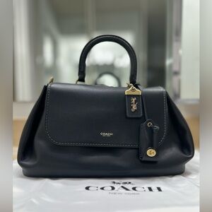 Coach Slouchy Rogue Top Handle Black Bag-Excellent condition-Free shipping